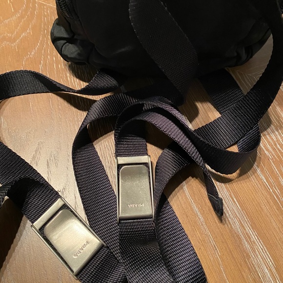 Prada backpack nylon black used 272-10-o - Picture 16 of 16